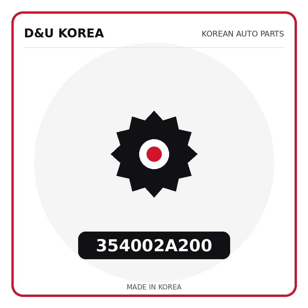 Genuine Mobis 354002A200  for Korean vehicles | D&U Korea
