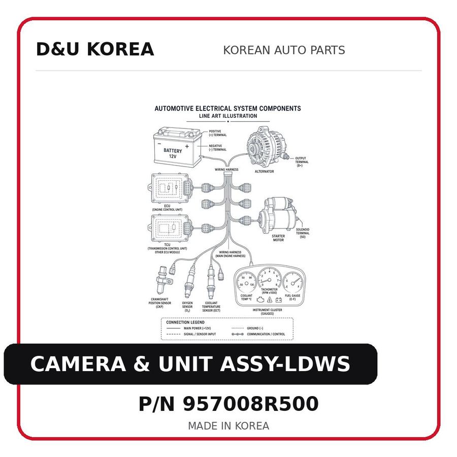 CAMERA & UNIT ASSY-LDWS