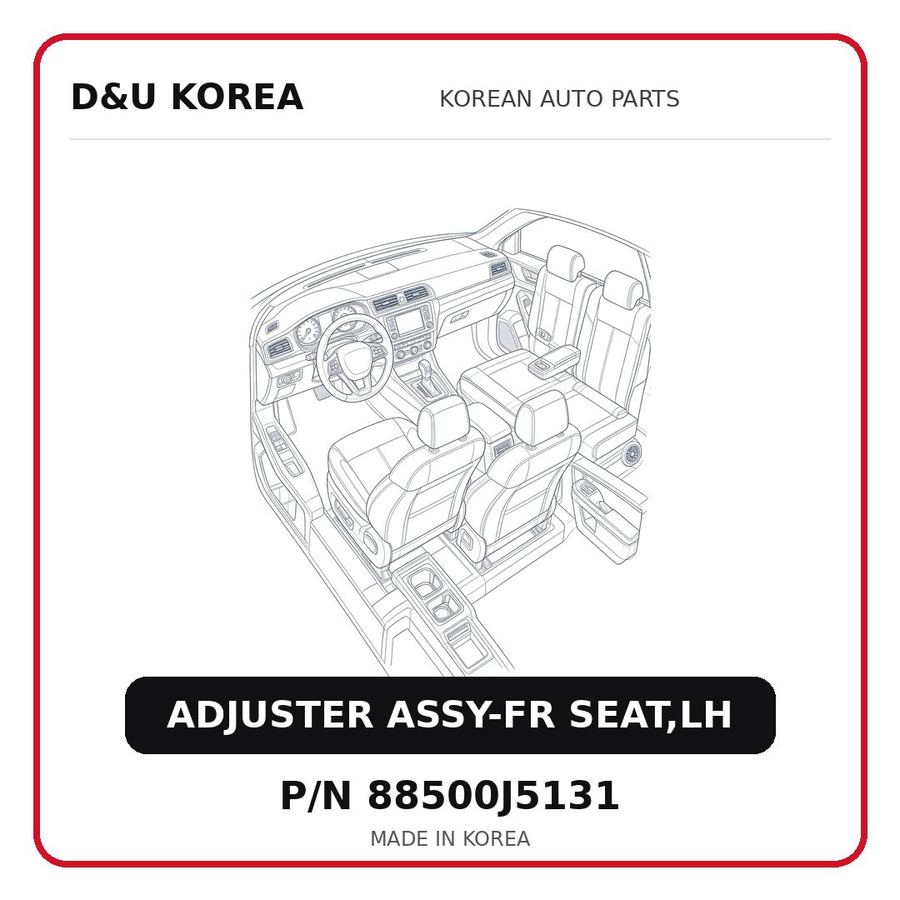 ADJUSTER ASSY-FR SEAT,LH