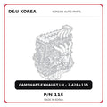 CAMSHAFT-EXHAUST,LH - 2.42E+115