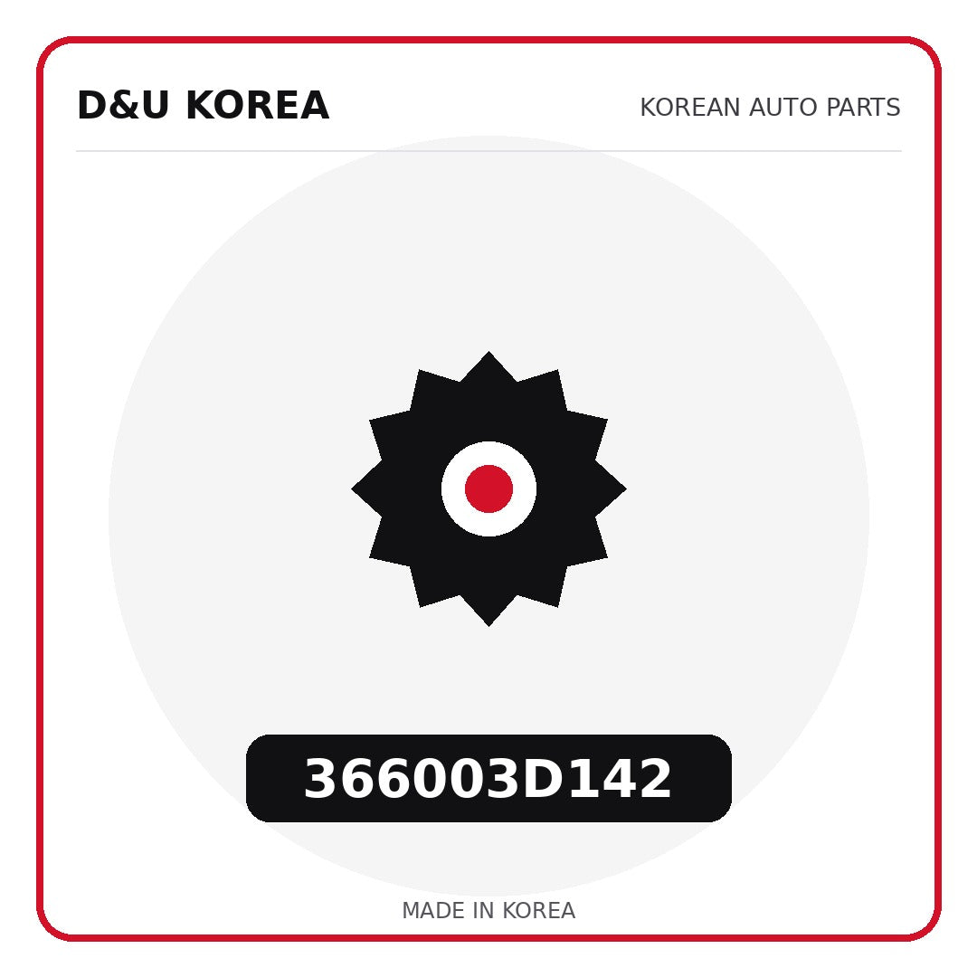 Genuine Mobis 366003D142  for Korean vehicles | D&U Korea