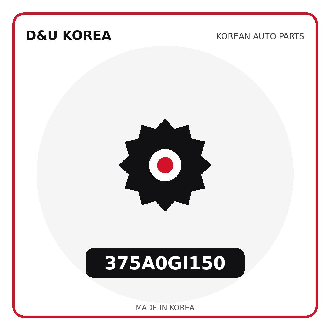 Genuine Mobis 375A0GI150  for Korean vehicles | D&U Korea