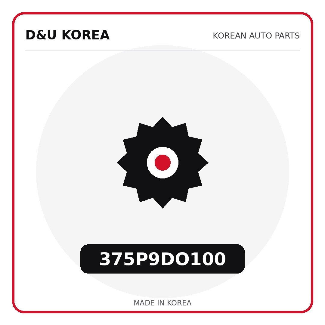 Genuine Mobis 375P9DO100  for Korean vehicles | D&U Korea
