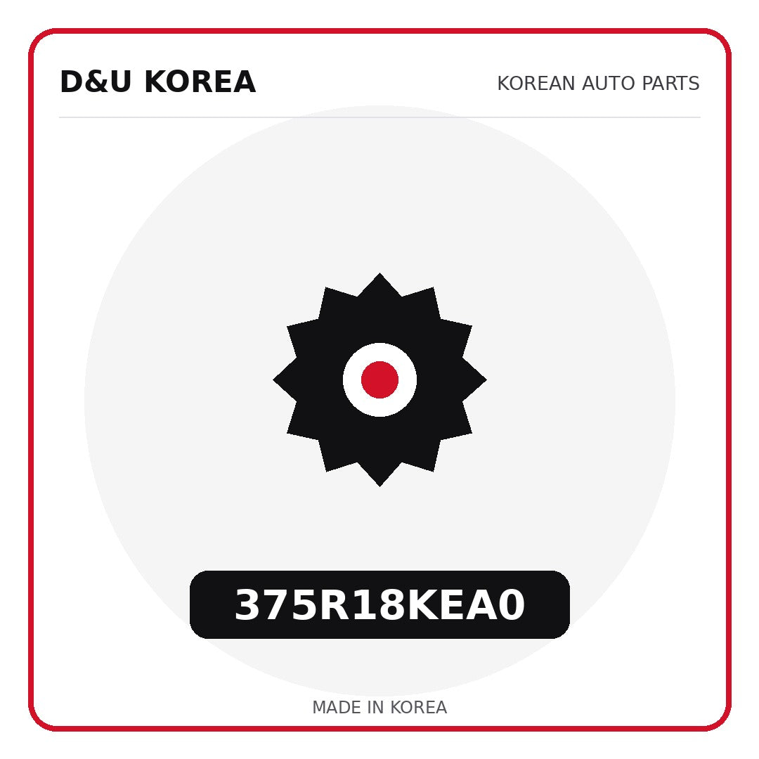 Genuine Mobis 375R18KEA0  for Korean vehicles | D&U Korea