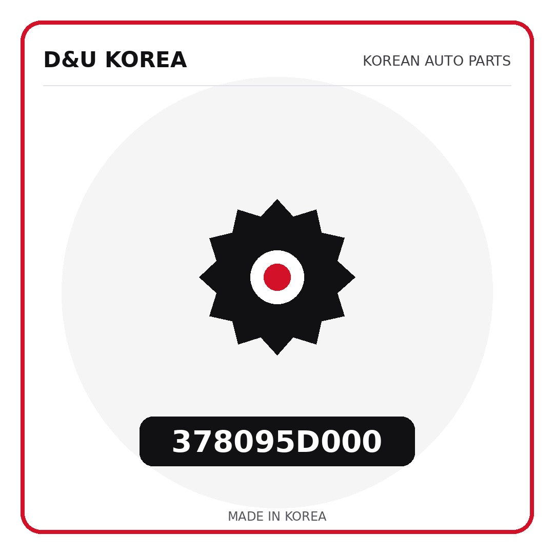 Genuine Mobis 378095D000  for Korean vehicles | D&U Korea