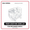 TRIM ASSY-RR SIDE,LH