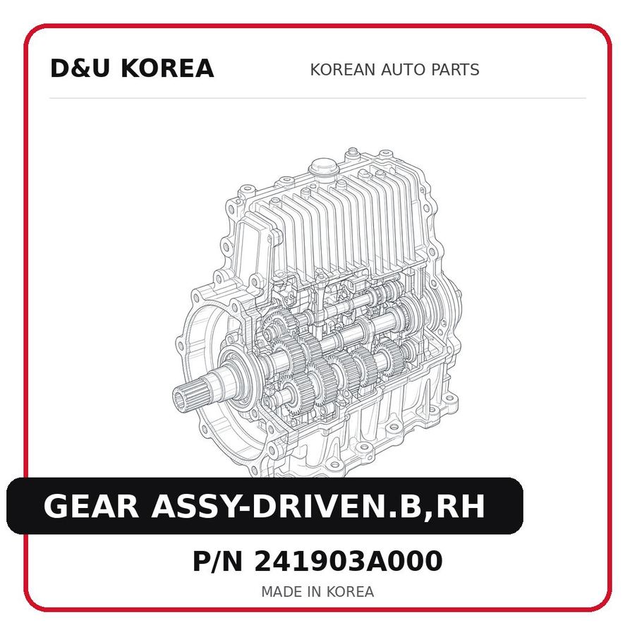 GEAR ASSY-DRIVEN.B,RH