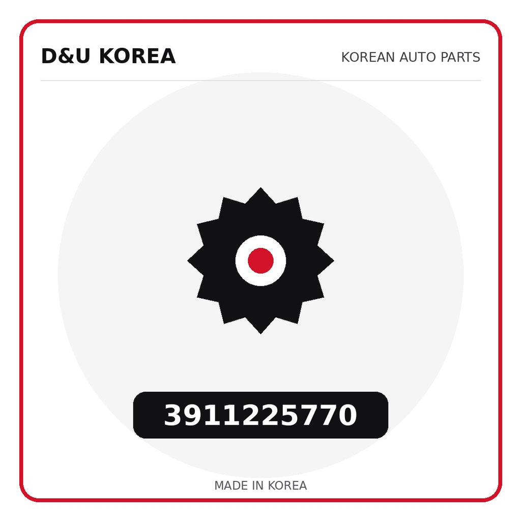 Genuine Mobis 3911225770  for Korean vehicles | D&U Korea