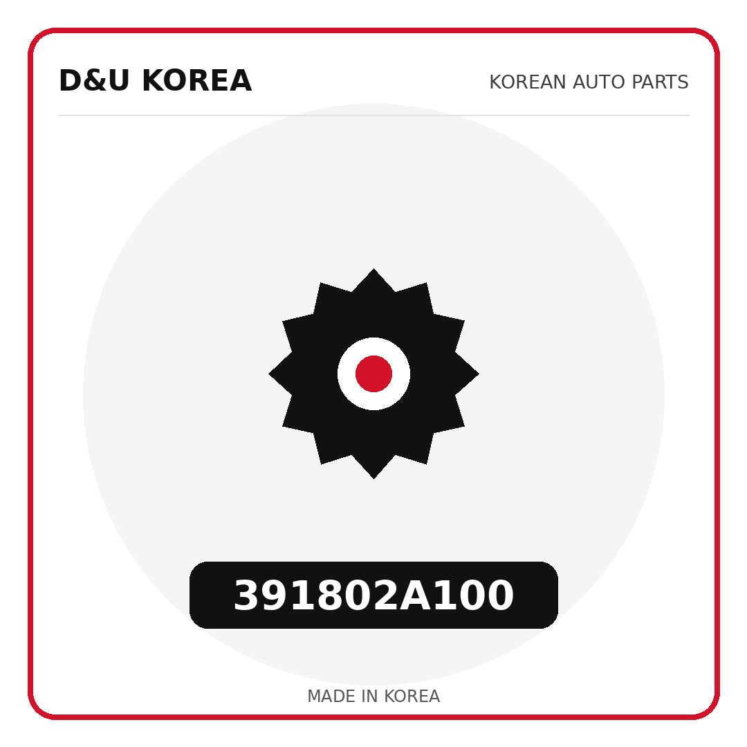 Genuine Mobis 391802A100  for Korean vehicles | D&U Korea