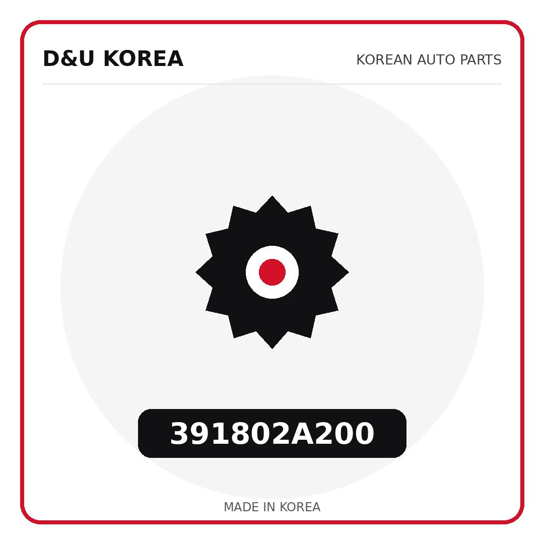 Genuine Mobis 391802A200  for Korean vehicles | D&U Korea