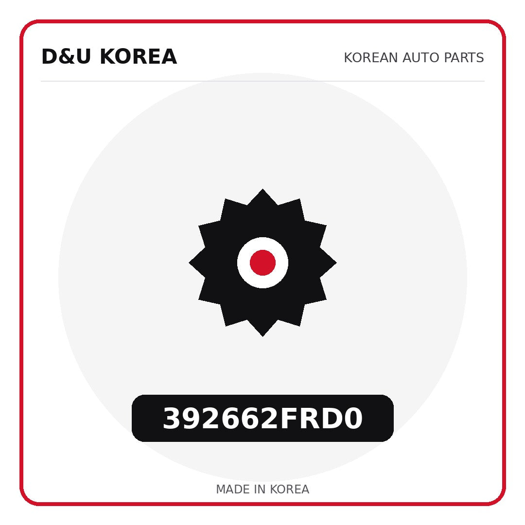 Genuine Mobis 392662FRD0  for Korean vehicles | D&U Korea