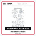 HEAD UNIT ASSY-AVN