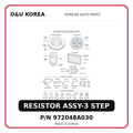 RESISTOR ASSY-3 STEP
