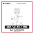 BOLT-FUEL PUMP MTG
