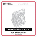 TURBOCHARGER, LH
