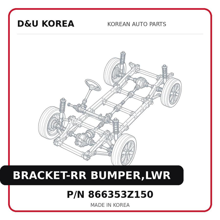 BRACKET-RR BUMPER,LWR