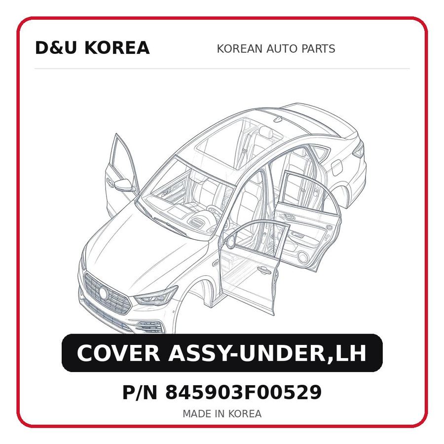 COVER ASSY-UNDER,LH