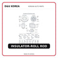 INSULATOR-ROLL ROD