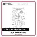 TRAY ASSY-BATTERY