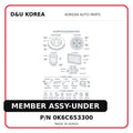 MEMBER ASSY-UNDER