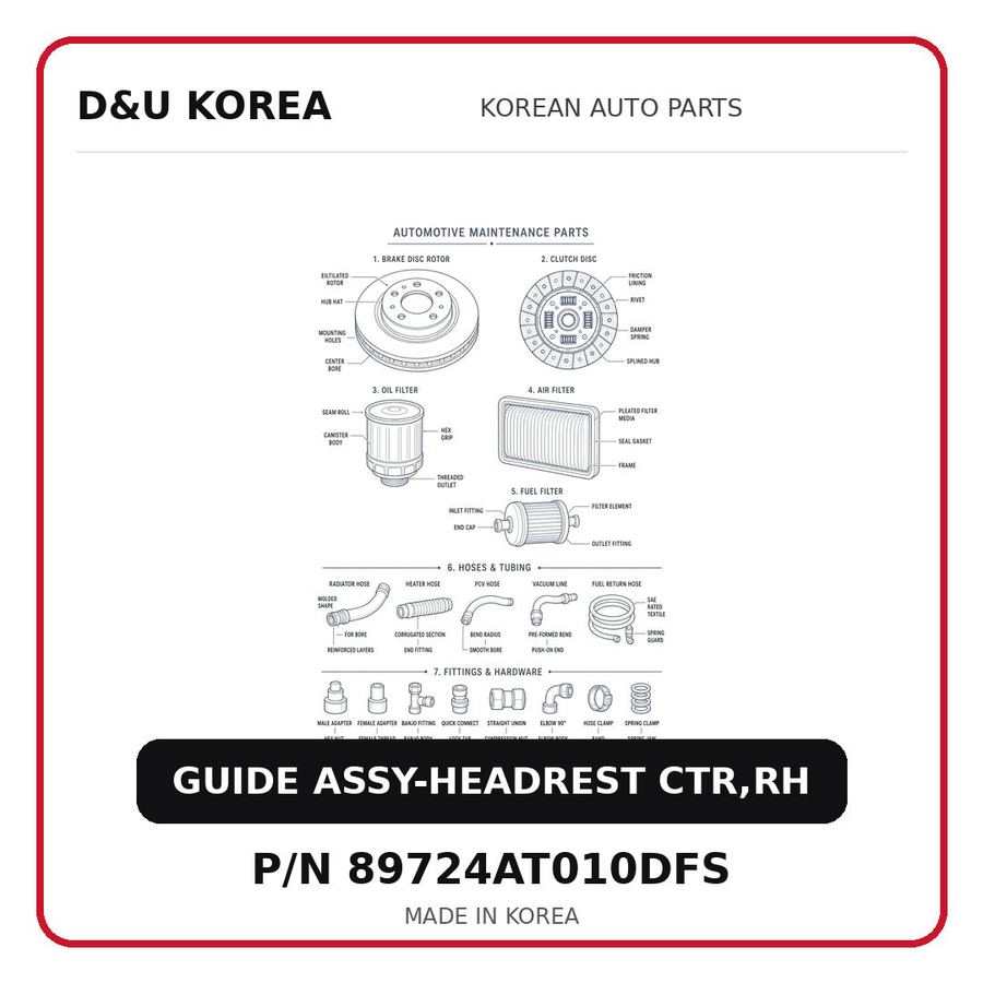 GUIDE ASSY-HEADREST CTR,RH