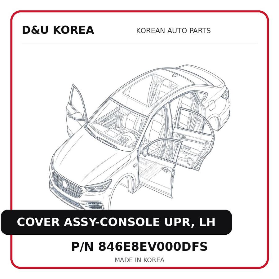 COVER ASSY-CONSOLE UPR, LH