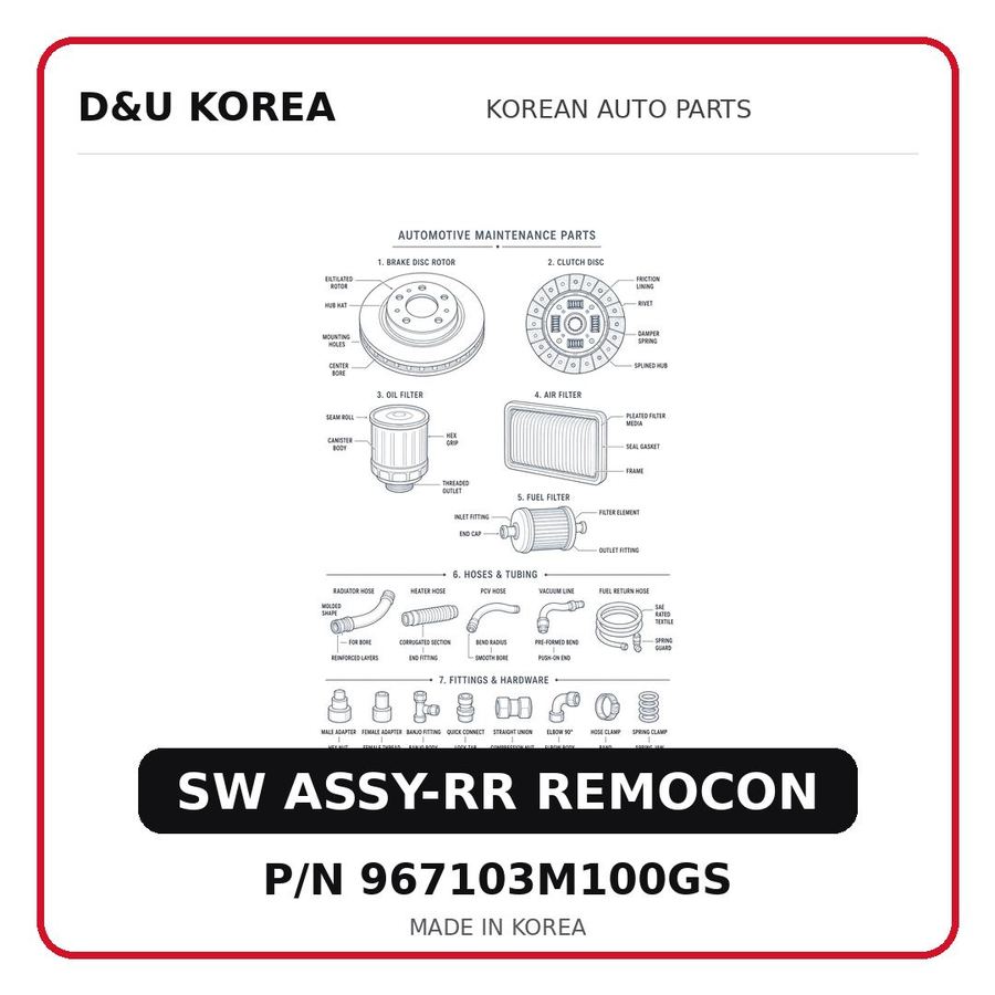 SW ASSY-RR REMOCON