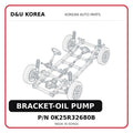 BRACKET-OIL PUMP