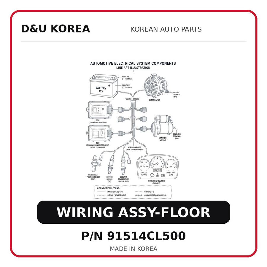 WIRING ASSY-FLOOR