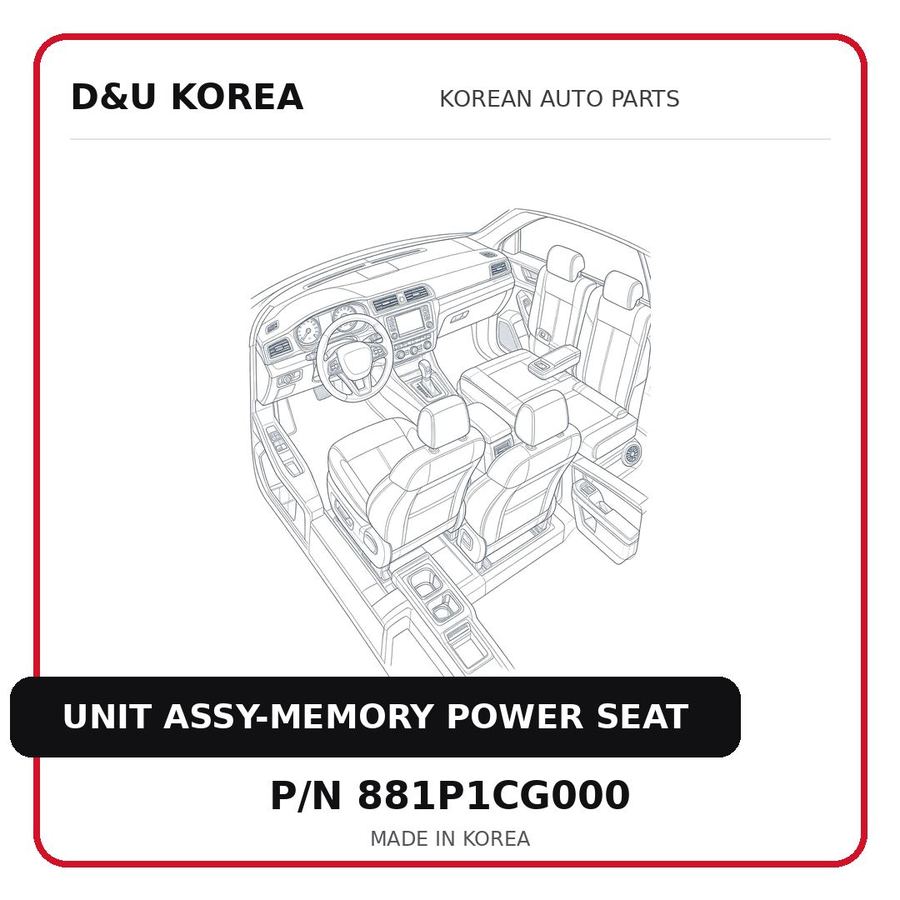 UNIT ASSY-MEMORY POWER SEAT