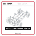 BRACKET-RR BUMPER UPR,RH