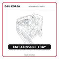 MAT-CONSOLE TRAY