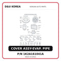 COVER ASSY-EVAP. PIPE