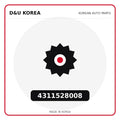 Genuine Mobis 4311528008  for Korean vehicles | D&U Korea
