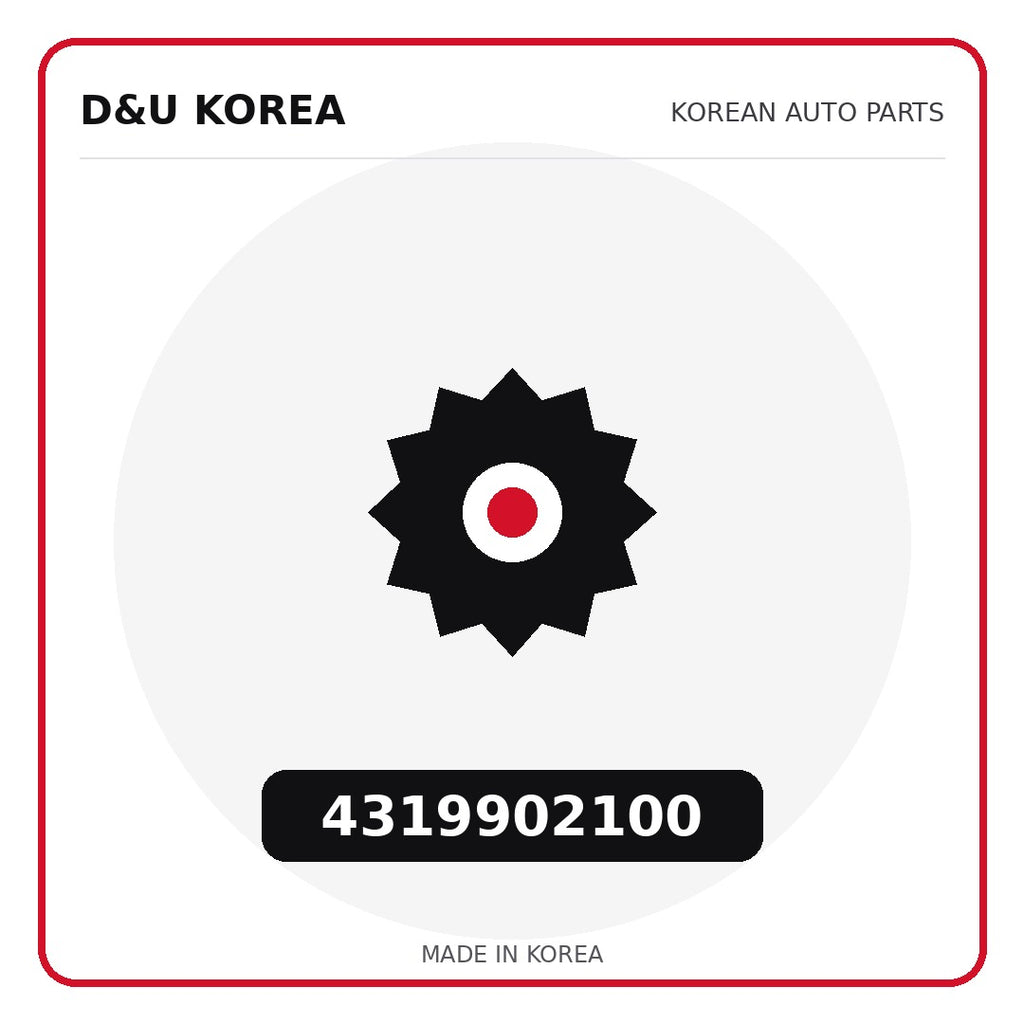 Genuine Mobis 4319902100  for Korean vehicles | D&U Korea
