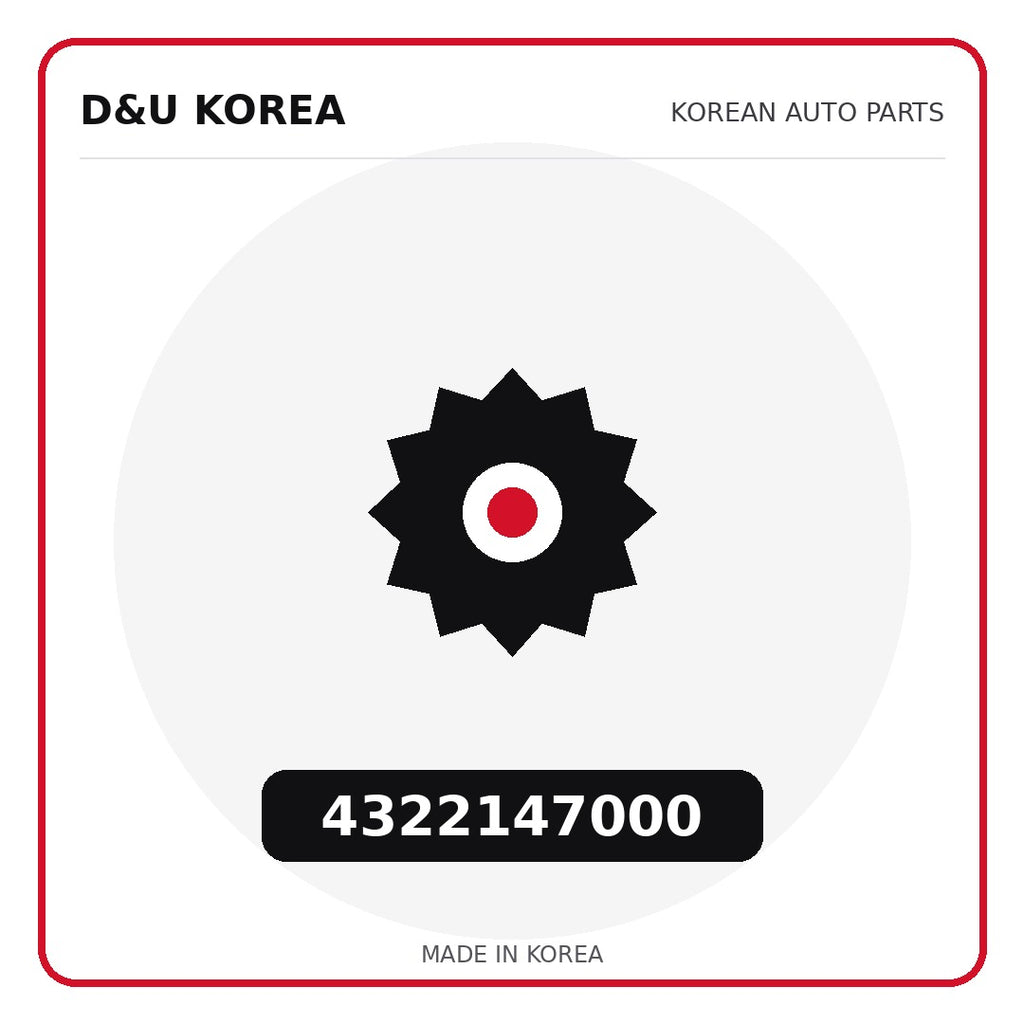 Genuine Mobis 4322147000  for Korean vehicles | D&U Korea