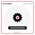 Genuine Mobis 43631P16020  for Korean vehicles | D&U Korea