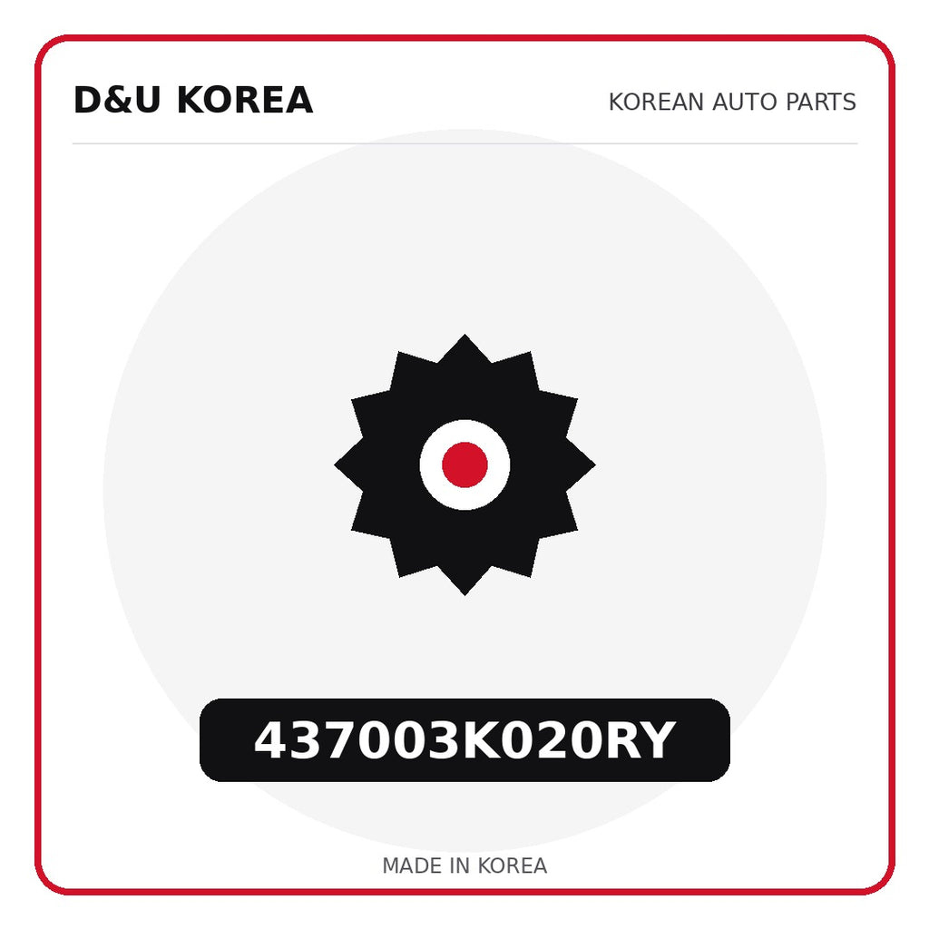 Genuine Mobis 437003K020RY  for Korean vehicles | D&U Korea