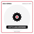 Genuine Mobis 43711AA100NNB  for Korean vehicles | D&U Korea