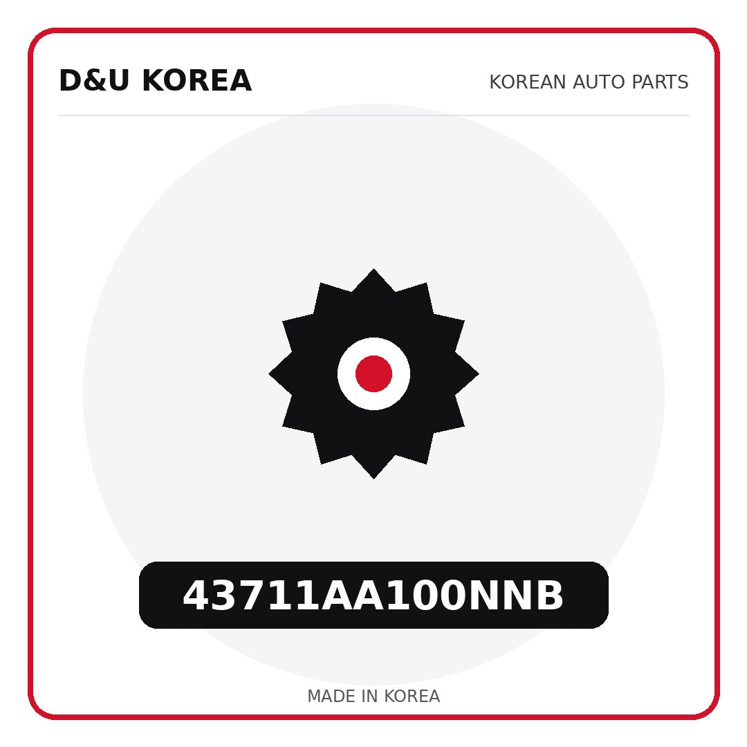 Genuine Mobis 43711AA100NNB  for Korean vehicles | D&U Korea