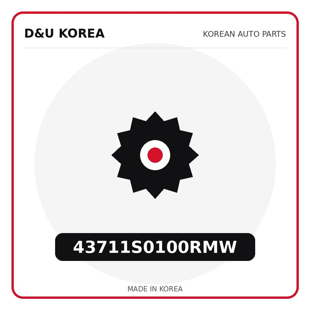 Genuine Mobis 43711S0100RMW  for Korean vehicles | D&U Korea