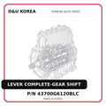 LEVER COMPLETE-GEAR SHIFT