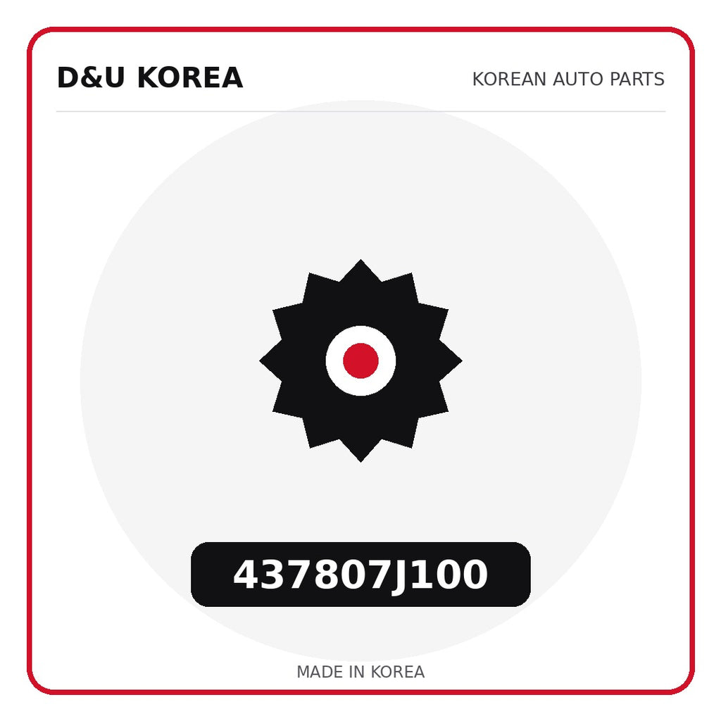 Genuine Mobis 437807J100  for Korean vehicles | D&U Korea