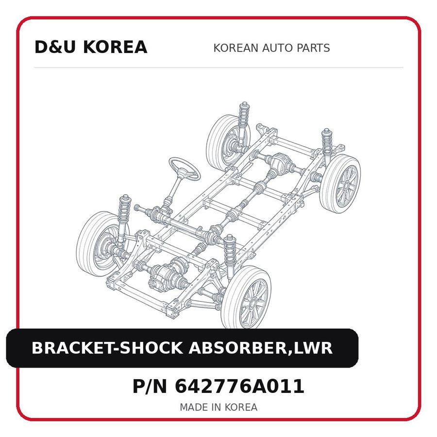 BRACKET-SHOCK ABSORBER,LWR