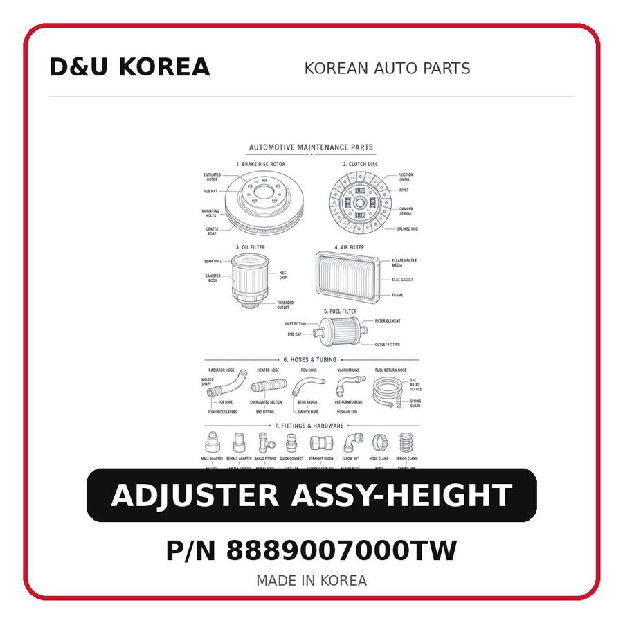 ADJUSTER ASSY-HEIGHT