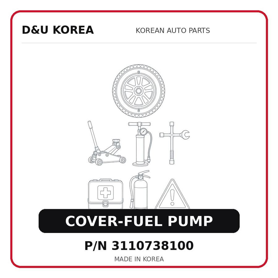 COVER-FUEL PUMP