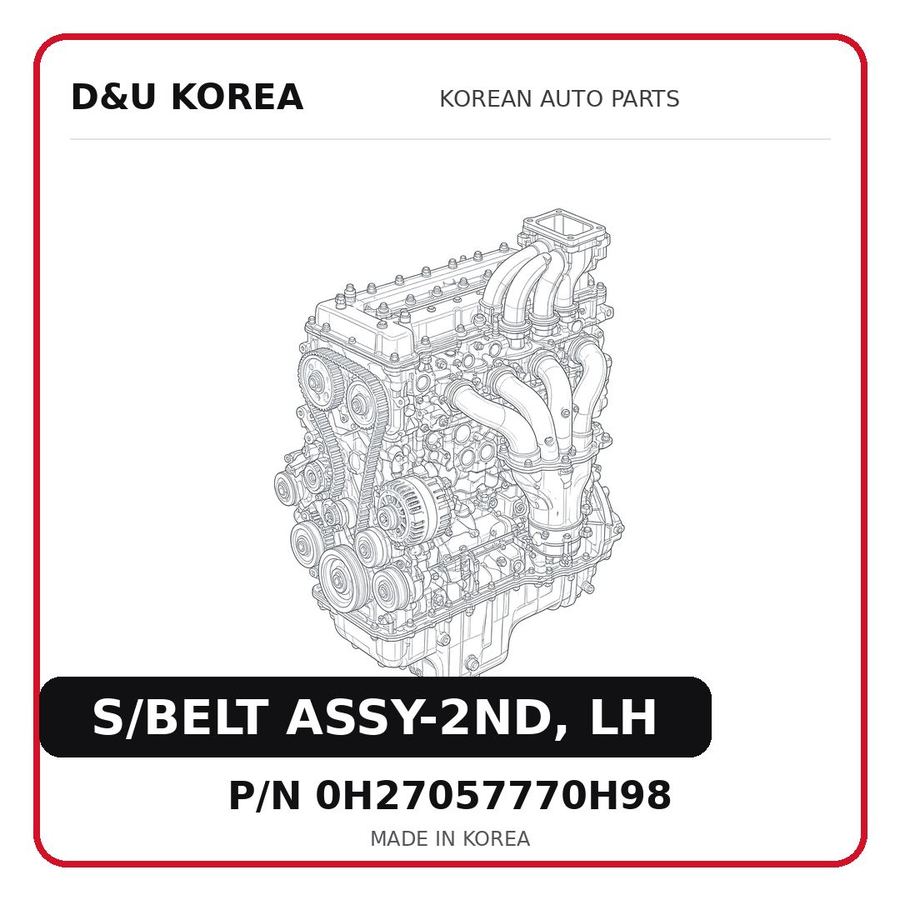 S/BELT ASSY-2ND, LH