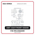 UNIT ASSY-FRONT RADAR