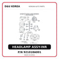 HEADLAMP ASSY-INR
