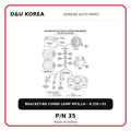 BRACKET-RR COMBI LAMP MTG,LH - 9.25E+35